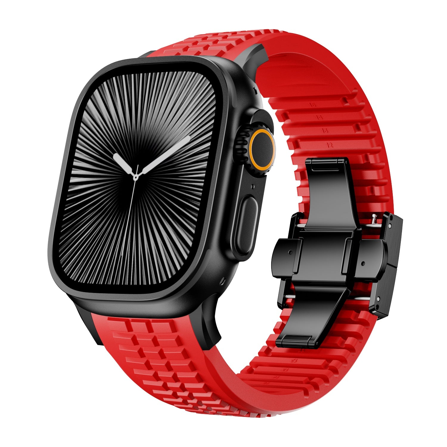 itanium Alloy Watch Band with FKM Rubber Inlay – SPACE9 Series