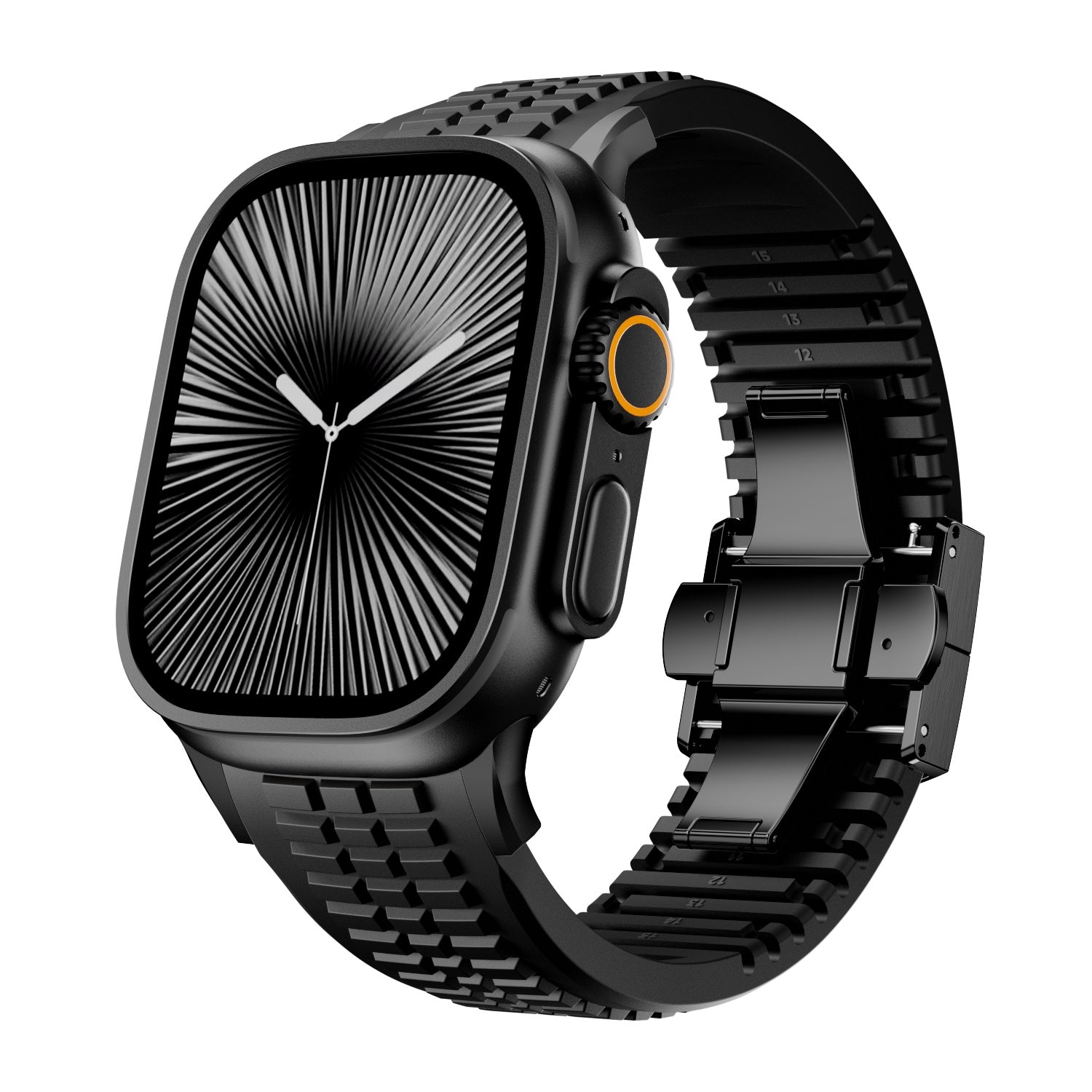 itanium Alloy Watch Band with FKM Rubber Inlay – SPACE9 Series