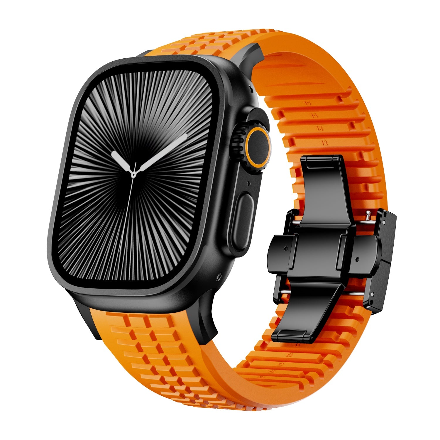 itanium Alloy Watch Band with FKM Rubber Inlay – SPACE9 Series